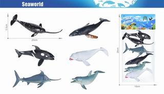 OCEAN ANIMAL SET 6PCS,