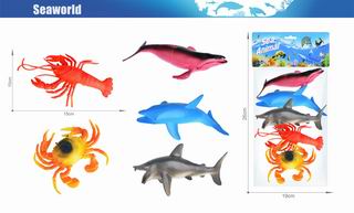 OCEAN ANIMAL SET 5PCS,