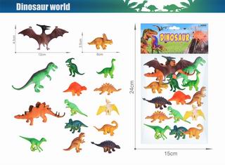 DINOSAUR SET 15PCS,