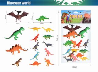 DINOSAUR SET 15PCS,