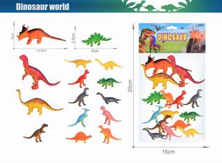 DINOSAUR SET 15PCS,