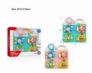 SHAPE COGNITION MUSIC TOYS W/LIGHT & MUSIC,
