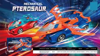 B/O MECHANICAL PTEROSAUR W/LIGHT & MUSIC,