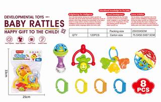 BABY RATTLE 8PCS,