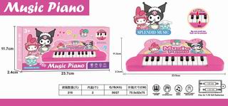 ELECTRONIC ORGAN W/MUSIC,