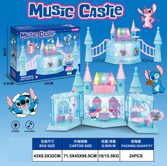CASTLE W/LIGHT & MUSIC,
