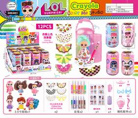 CRAYOLA COLOR ME STUDIO W/LIGHT 12PCS,