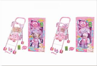31CM DOLL SET W/SOUND,