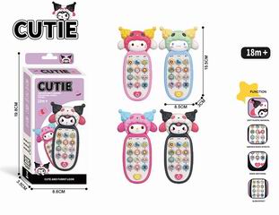 CUTIE MOBILE PHONE W/LIGHT & MUSIC,
