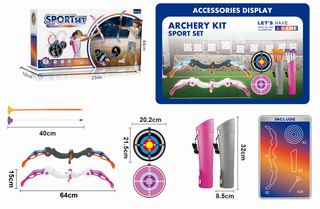 BOW AND ARROW SET W/LIGHT & SOUND,