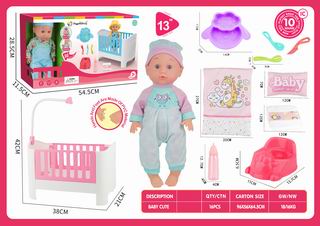 13 INCH DOLL W/SOUND,