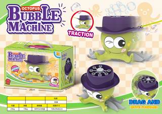 B/O OCTOPUS BUBBLE MACHINE W/LIGHT,