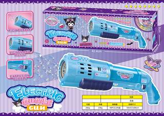 B/0 BUBBLE GUN W/LIGHT & MUSIC,