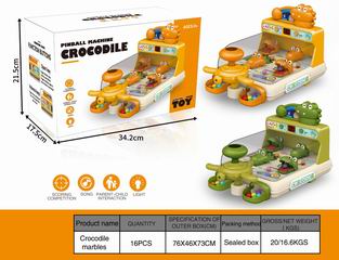 CROCODILE PINBALL MACHINE W/LIGHT & MUSIC,