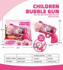 B/O BUBBLE GUN W/LIGHT,