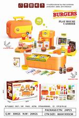 BURGERS HOUSE W/LIGHT & SOUND 46PCS,