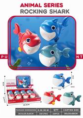 WAND UP ROCKING SHARK 12PCS,