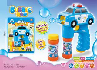 B/O BUBBLE GUN W/LIGHT & MUSIC,