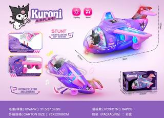 B/O STUNT AIRPLANE W/LIGHT & MUSIC,