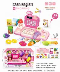 CASH REGISTER SET W/LIGHT & SOUND 29PCS,