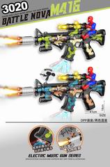 B/O GUN W/LIGHT & SOUND & SPRAY,