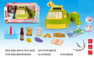 CASH REGISTER SET W/LIGHT & SOUND,