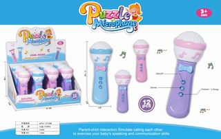 MICROPHONE W/LIGHT & MUSIC 12PCS,