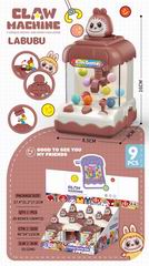 CLAW MACHINE W/LIGHT 9PCS,