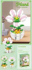 BUILDING BLOCK FLOWER 164PCS,