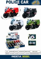 FRICTION POLICE MOTORCYCLE 12PCS,