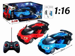 1:16 5 CHANNEL R/C CAR W/LIGHT,