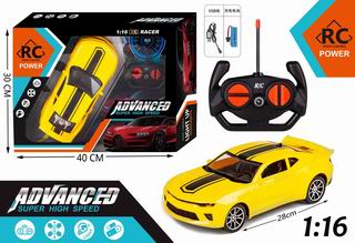 1:16 4 CHANNEL R/C CAR W/LIGHT,