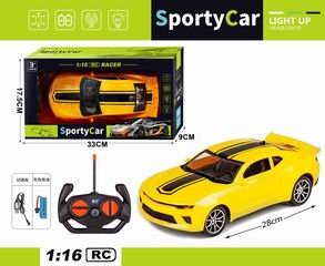 1:16 4 CHANNEL R/C CAR W/LIGHT,
