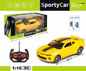 1:16 4 CHANNEL R/C CAR W/LIGHT,