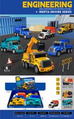 FRICTION TRUCK 6PCS,