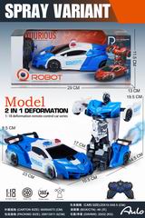 1:18 R/C DEFORMATION POLICE CAR,