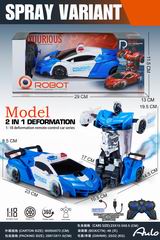 1:18 R/C DEFORMATION POLICE CAR,
