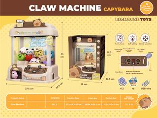 B/O CLAW DOLL MACHINE W/LIGHT & MUSIC,