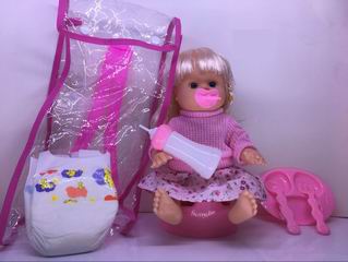 14 INCH DOLL W/SOUND,