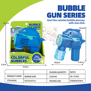 B/O BUBBLE GUN W/LIGHT,