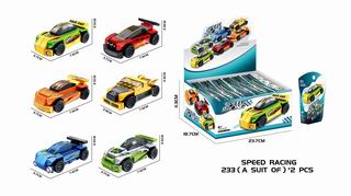 BUILDING BLOCK CAR 12PCS,
