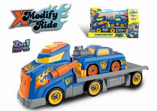 2 IN 1 DIY TRUCK W/SOUND,