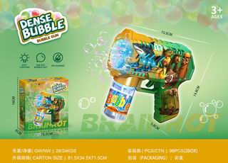B/O BUBBLE GUN W/LIGHT,
