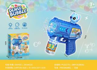 B/O BUBBLE GUN W/LIGHT,
