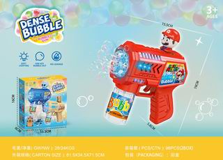 B/O BUBBLE GUN W/LIGHT,
