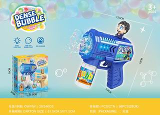 B/O BUBBLE GUN W/LIGHT,