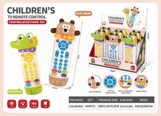 TV REMOTE CONTROL W/LIGHT & MUSIC 12PCS,