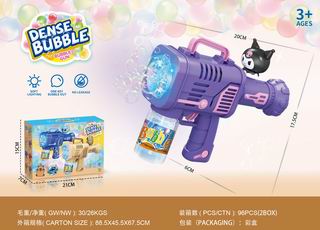 B/O BUBBLE GUN W/LIGHT,