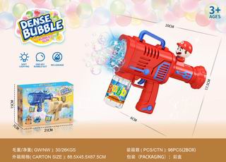 B/O BUBBLE GUN W/LIGHT,