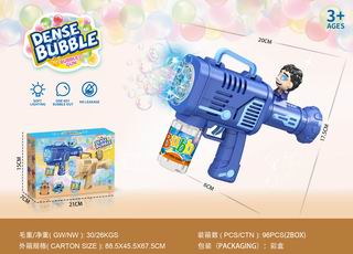 B/O BUBBLE GUN W/LIGHT,